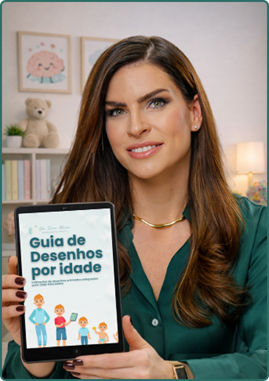 Dra. Tamiris Mariano Guia de desenhos por idade para crianças disponível em formato digital